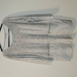 Soft Surroundings Women's Floral Velvet Tunic